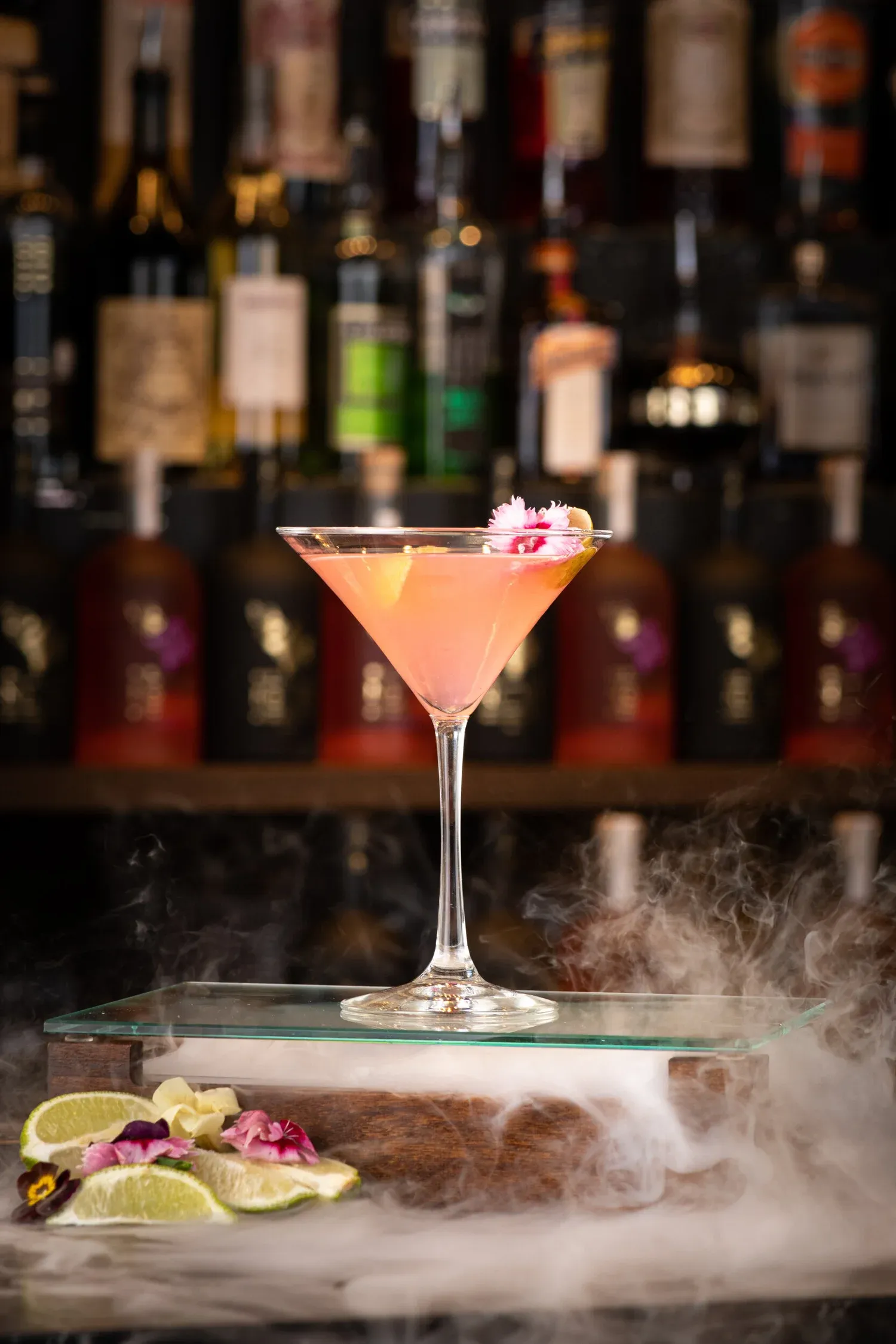 Drink photographed in the studio for a beverage brand
