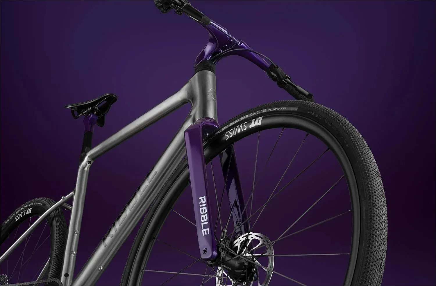 Carbon weave texture on a Ribble bicycle rear wheel