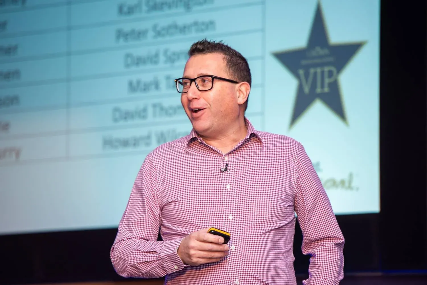 Business event documented for PR and social media