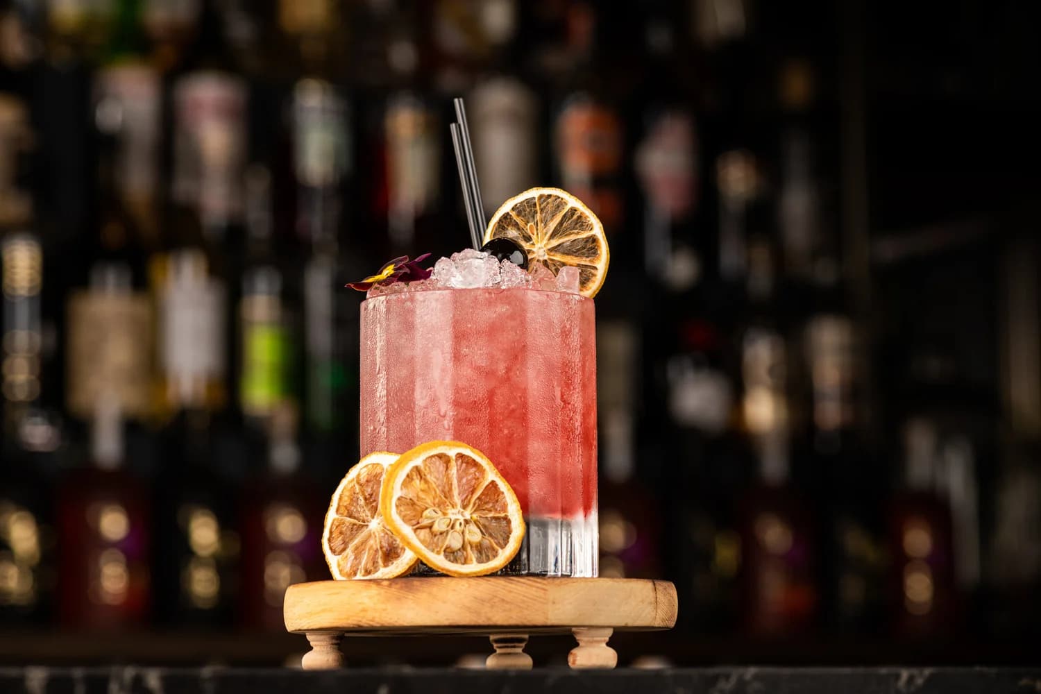 Commercial drinks photography for a hospitality brand