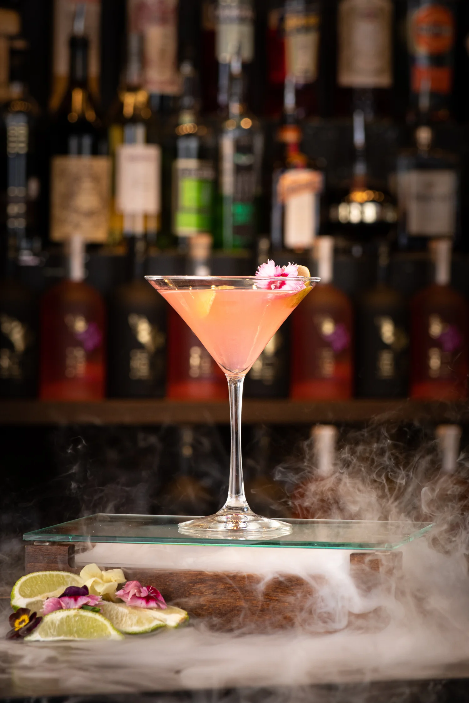 Drink photographed in the studio for a beverage brand