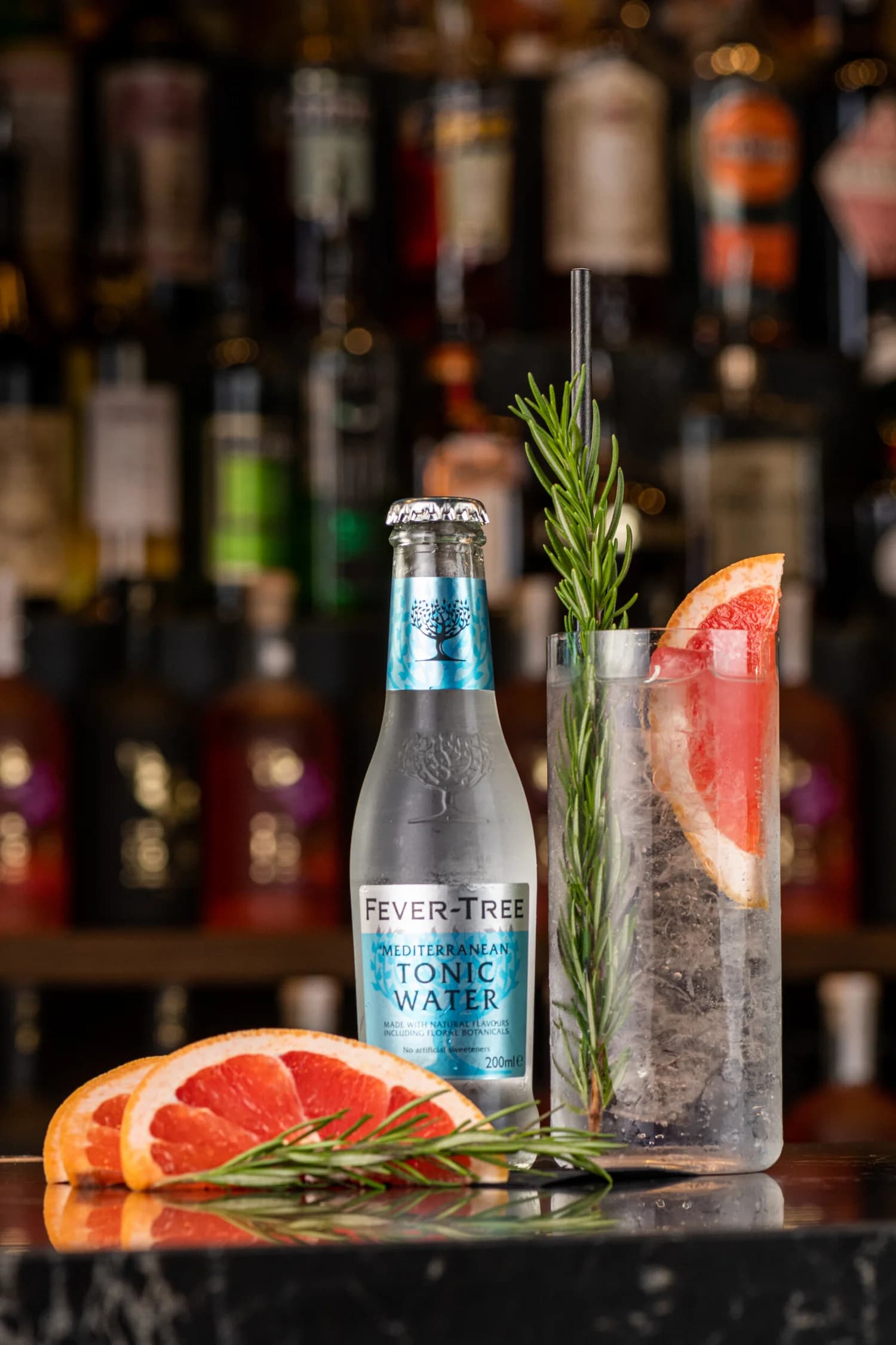 Drinks and beverage photography with styled glassware