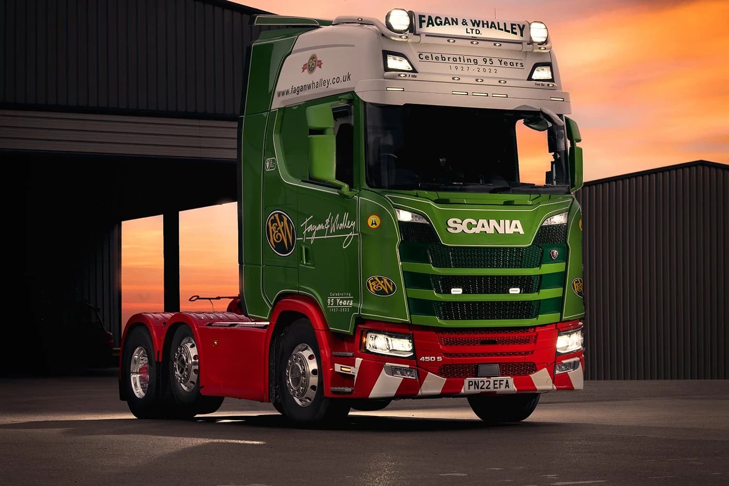 Commercial HGV fleet photography