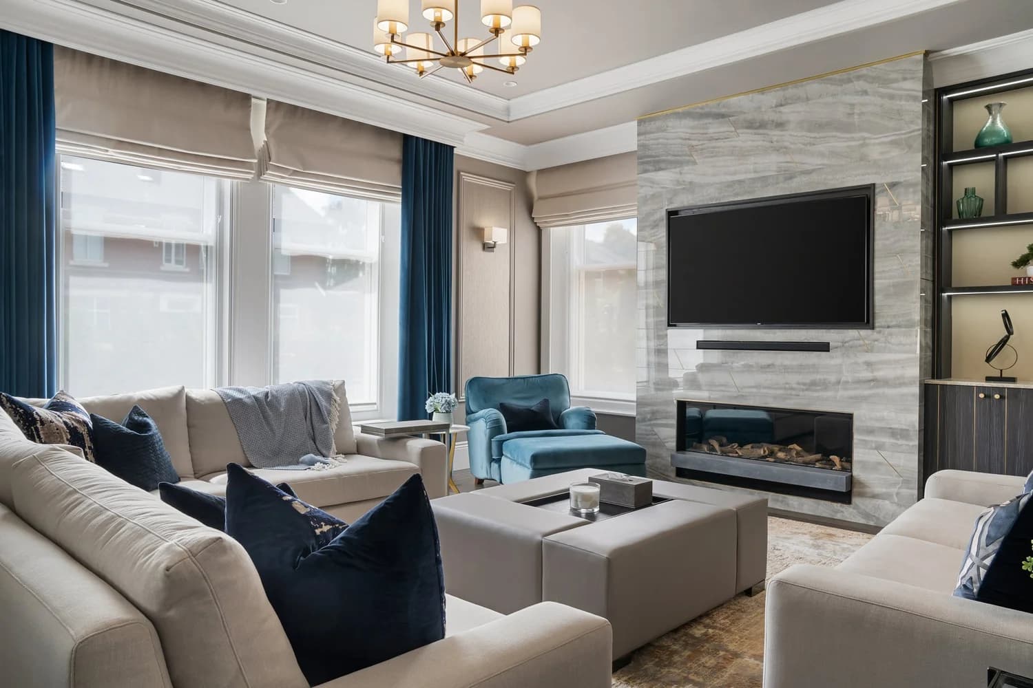 Architectural interior photographed for a hospitality brand