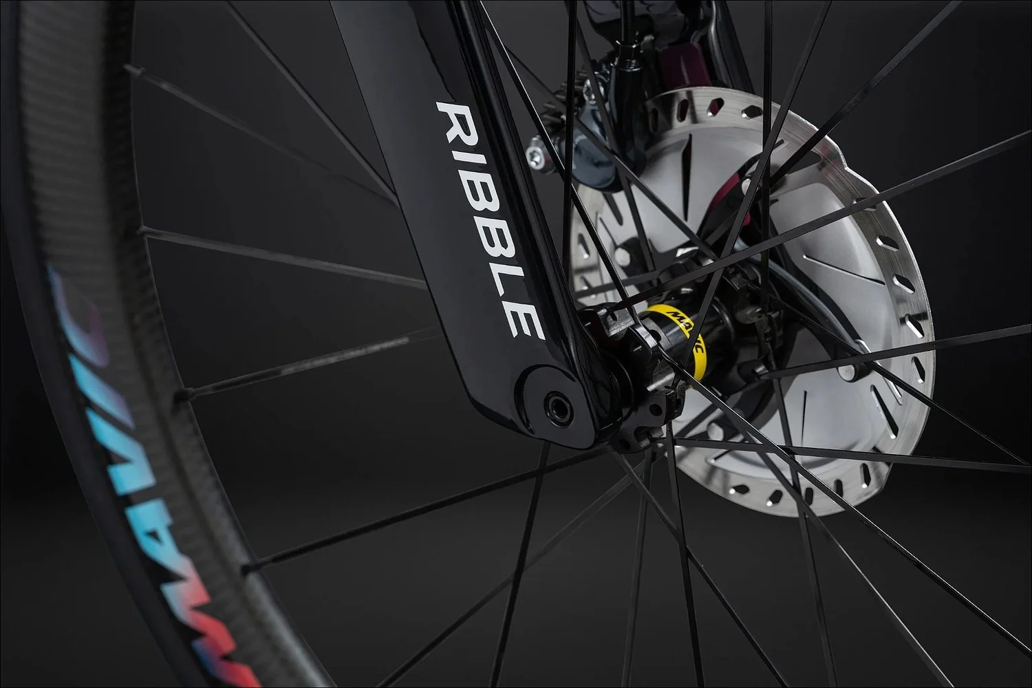 Ribble carbon fork mavic hub disc brake