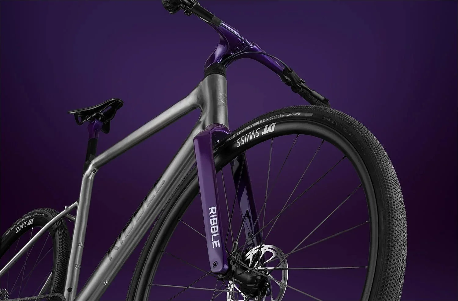 Carbon weave texture on a Ribble bicycle rear wheel