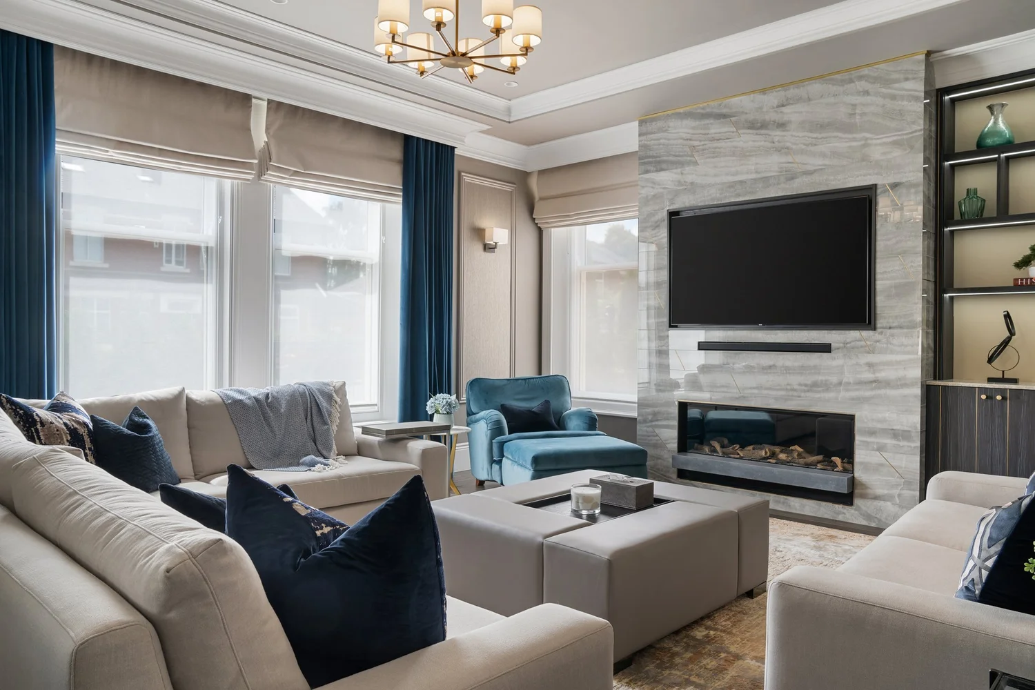 Architectural interior photographed for a hospitality brand