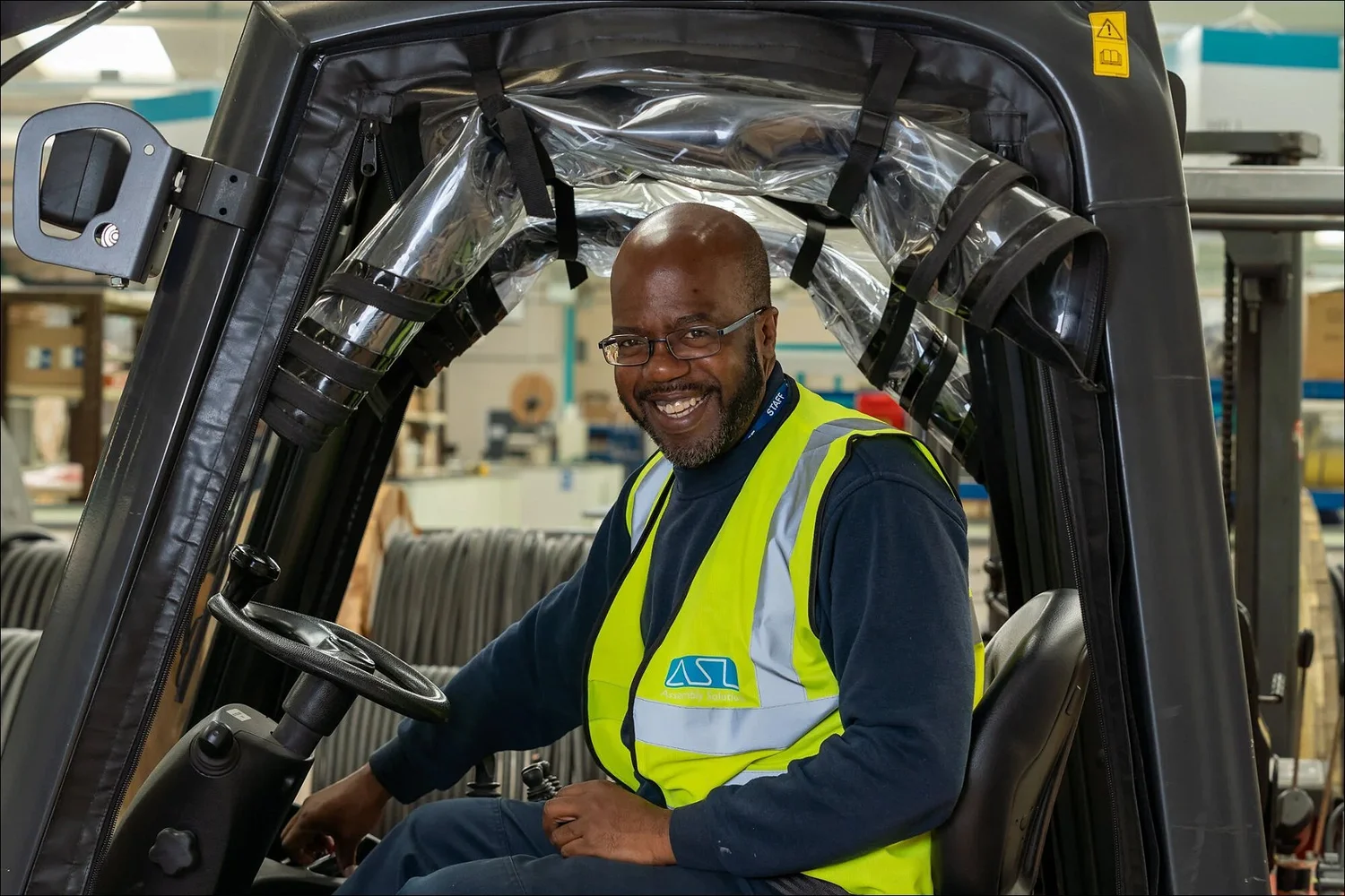 Forklift operator asl vest
