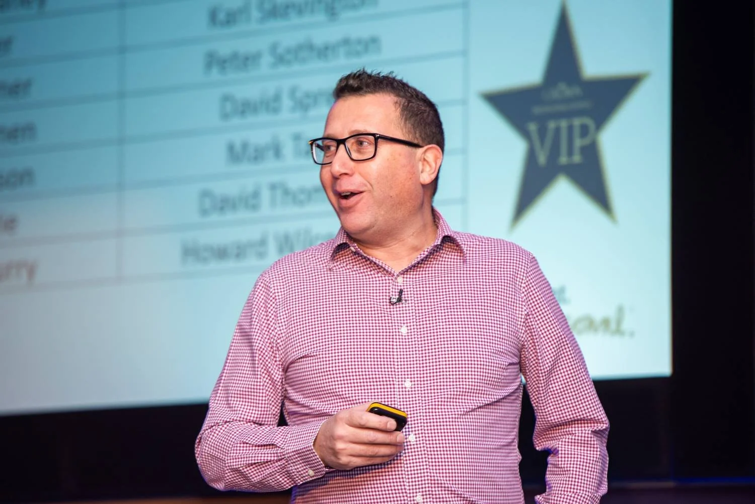 Business event documented for PR and social media