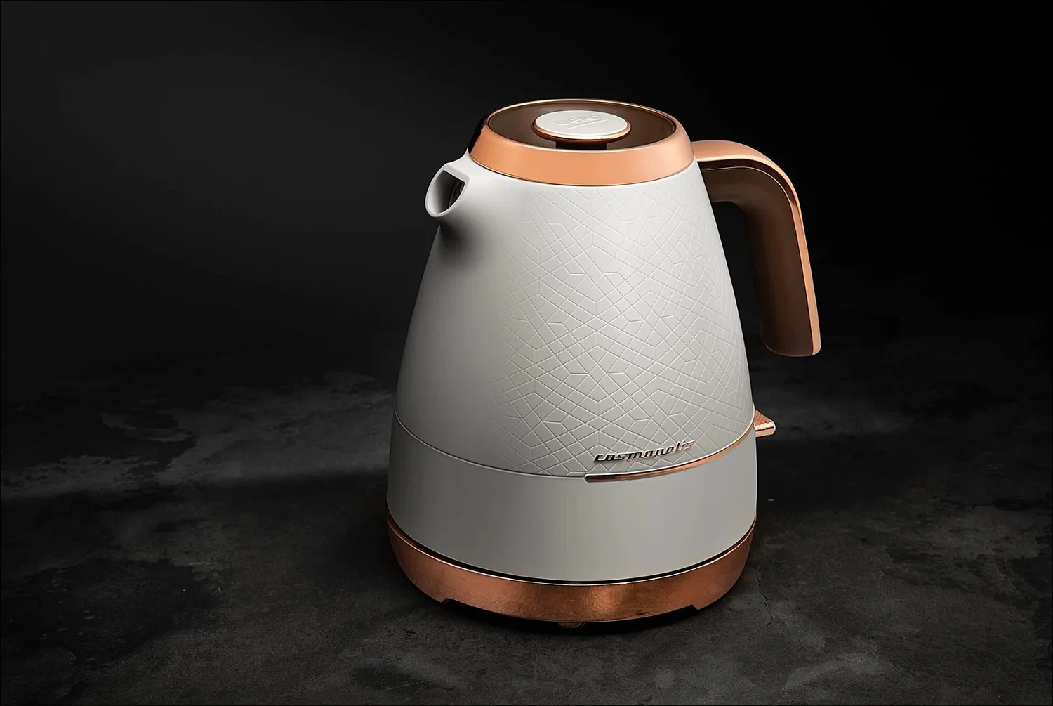 Beko cosmopolis kettle white rose gold texture