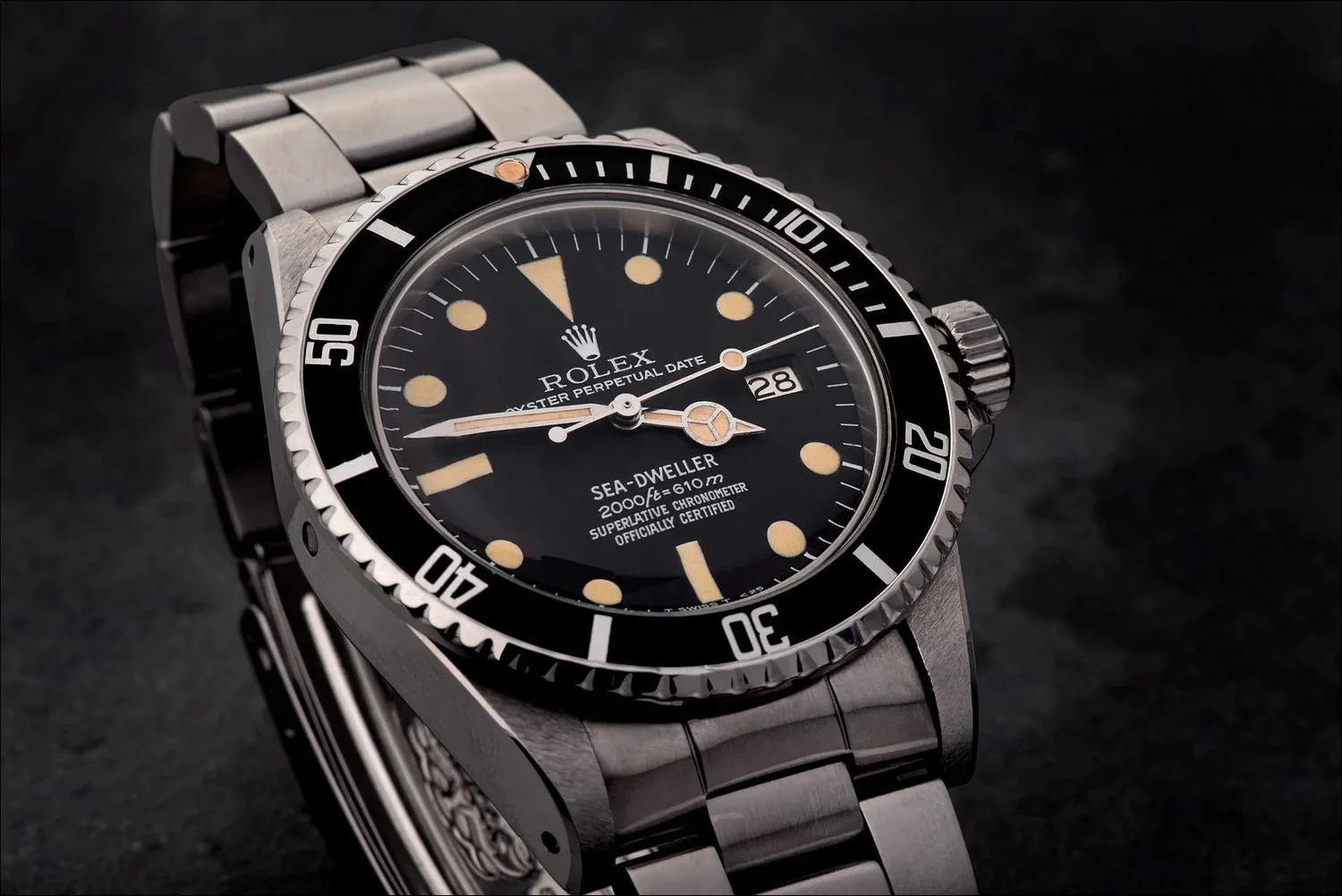 Rolex sea dweller patina dial